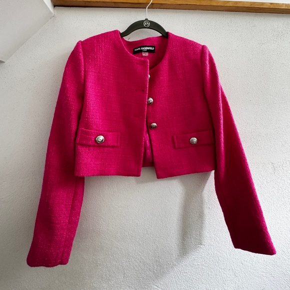 Pink tweed jacket - Picture 1 of 6